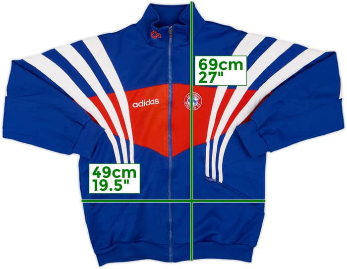 1995-96 Bayern Munich adidas Track Jacket - 8/10 - (XL.Boys)
