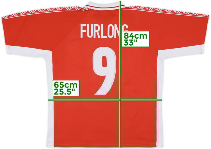 1998-00 Birmingham City Third Shirt Furlong #9 - 9/10 - (XL)