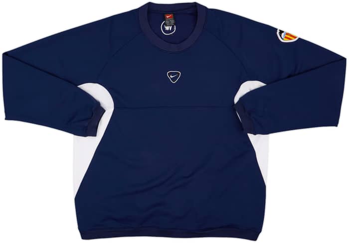 2000-01 Valencia Nike Sweat Top - 8/10 - (XL)