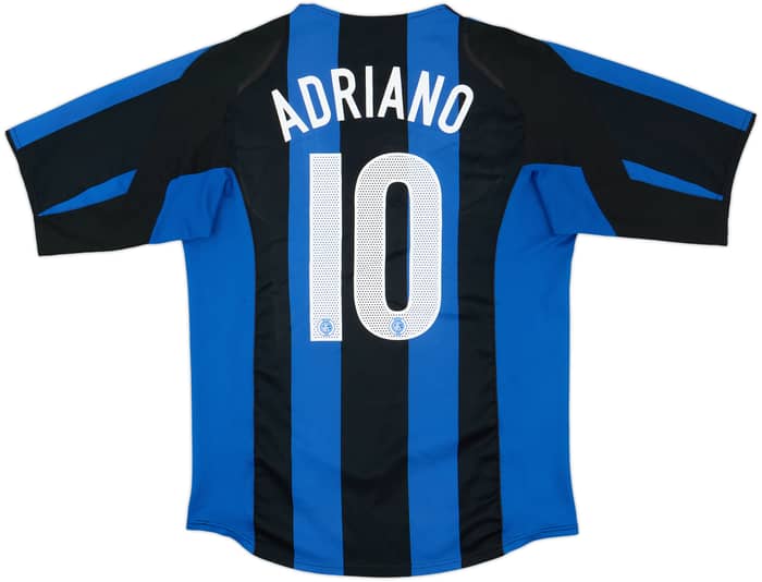 2004-05 Inter Milan Home Shirt Adriano #10 - 6/10 - (M)