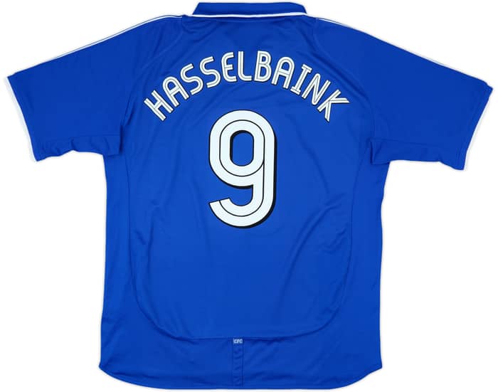 2001-03 Chelsea Home Shirt Hasselbaink #9 - 9/10 - (XL)