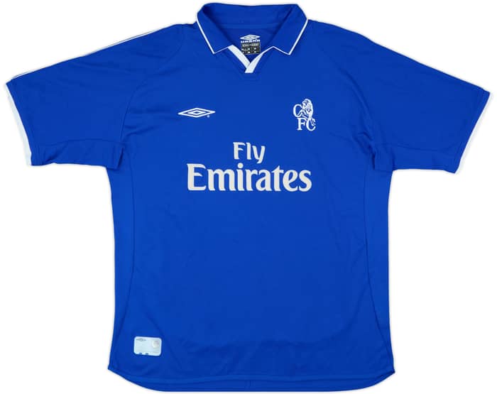 2001-03 Chelsea Home Shirt Hasselbaink #9 - 9/10 - (XL)