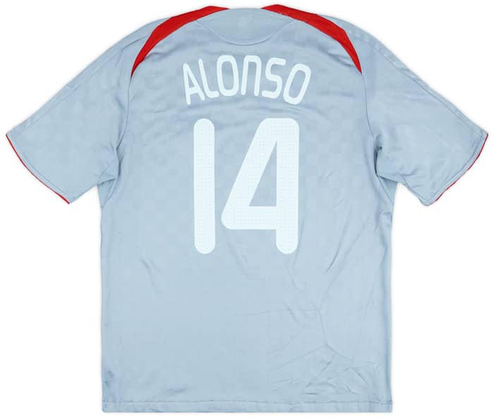 2008-09 Liverpool Away Shirt Alonso #14 - 6/10 - (L)