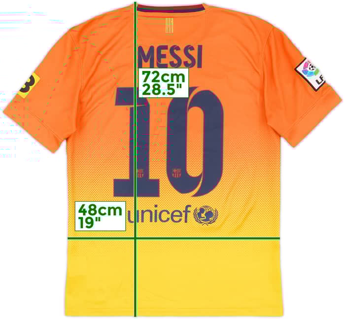 2012-13 Barcelona Away Shirt Messi #10 - 8/10 - (S)