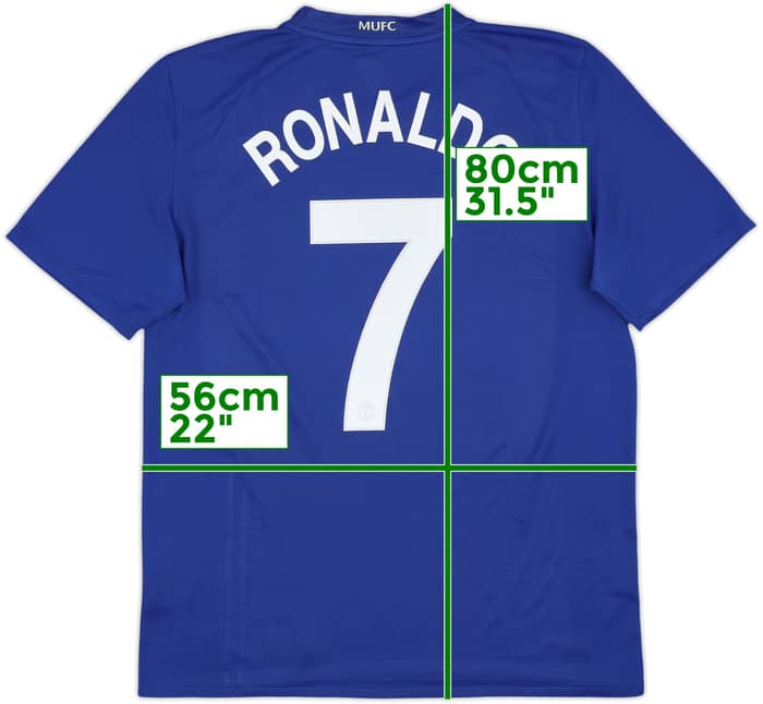 2008-09 Manchester United Third Shirt Ronaldo #7 - 8/10 - (L)