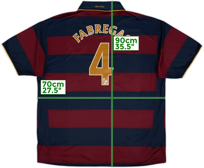 2007-08 Arsenal Third Shirt Fabregas #4 - 9/10 - (3XL)