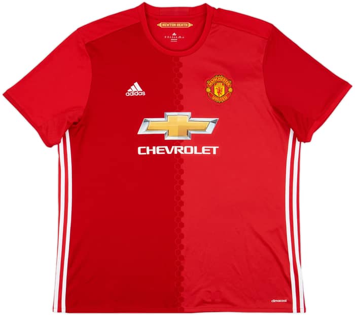 2016-17 Manchester United Home Shirt Ibrahimovic #9 - 8/10 - (XXL)