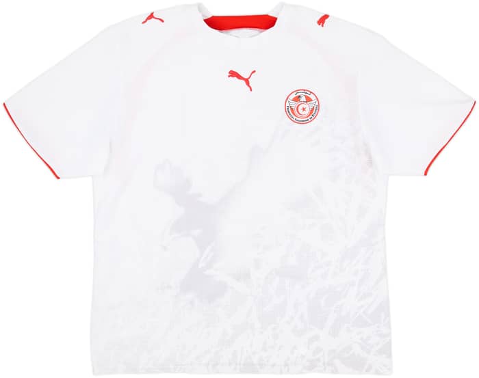 2006-07 Tunisia Home Shirt - 9/10 - (XL)