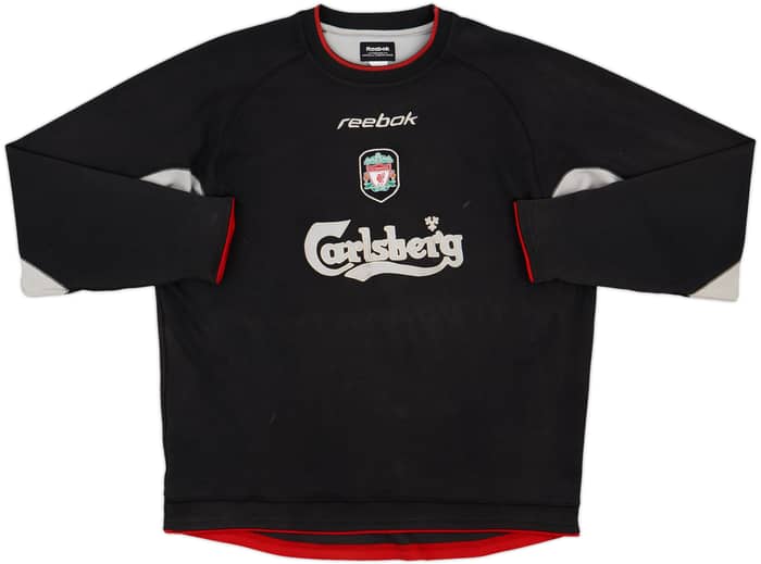 2002-03 Liverpool Reebok Sweat Top - 8/10 - (XL)