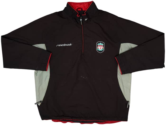 2002-03 Liverpool Reebok 1/4 Zip Drill Top - 6/10 - (XXL)