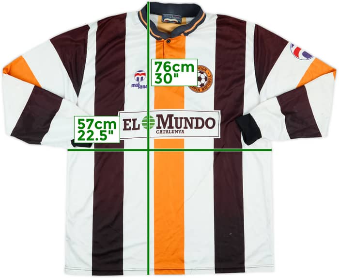 2000-02 Fundacion Ferran Martorell Match Issue Home L/S Shirt #12