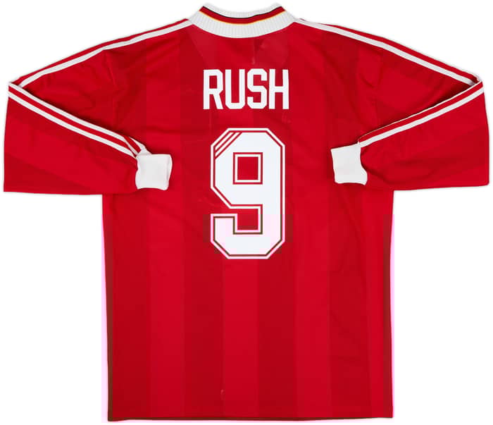 1995-96 Liverpool Home L/S Shirt Rush #9 - 8/10 - (XL)