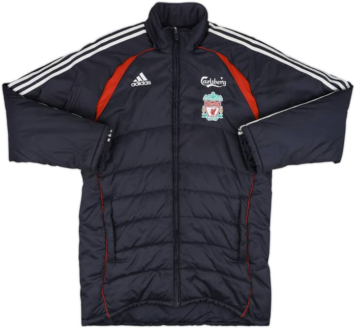 2006-07 Liverpool adidas Padded Bench Coat - 8/10 - (S)