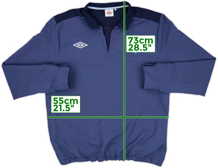 2010-11 England Umbro Drill Top - 8/10 - (L)