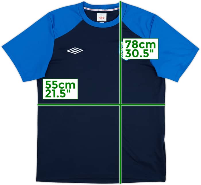 2010-11 England Umbro Training Shirt - 10/10 - (L)