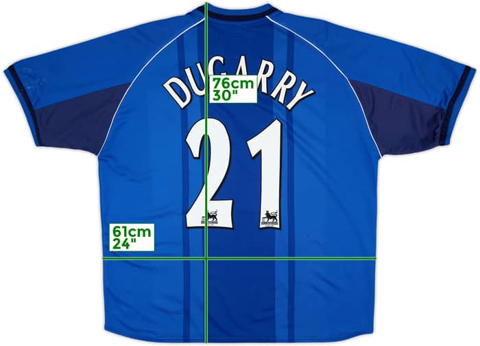 2002-03 Birmingham Home Shirt Dugarry #21 - 8/10 - (XL)
