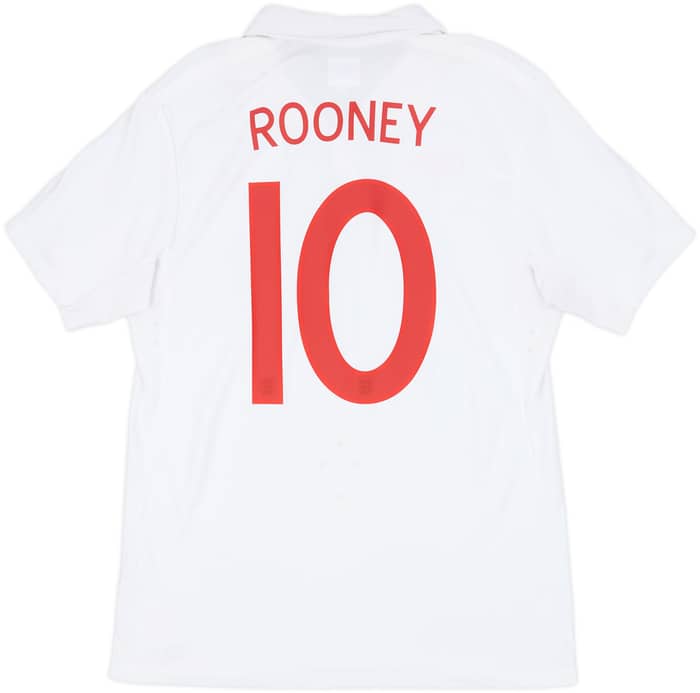 2009-10 England Home Shirt Rooney #10 - 7/10 - (M)