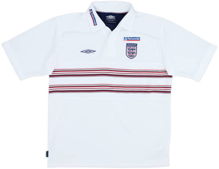 2002-03 England Umbro Polo Shirt - 9/10 - (L)