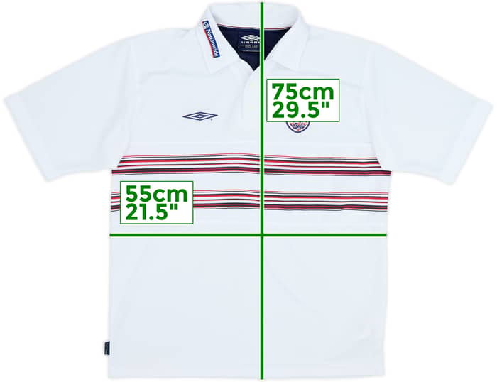 2002-03 England Umbro Polo Shirt - 9/10 - (L)