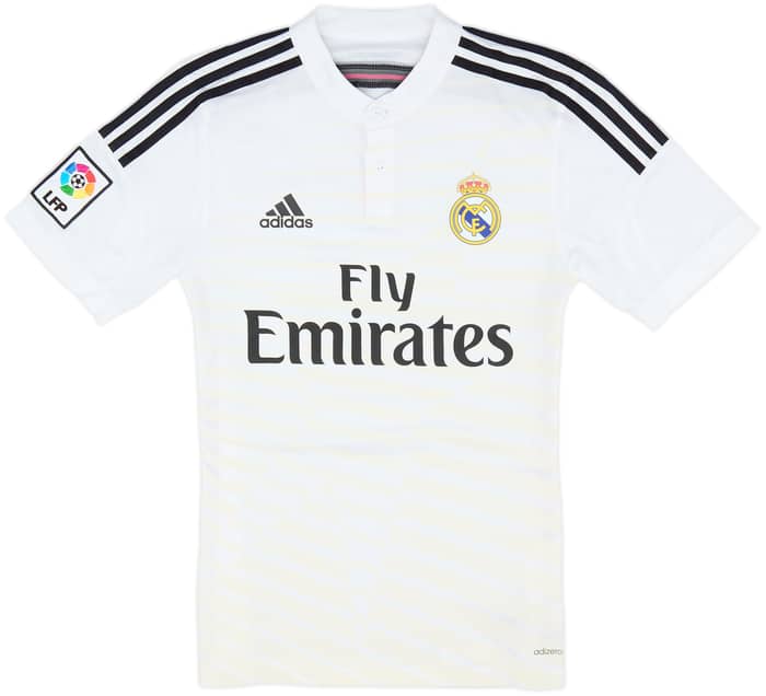 2014-15 Real Madrid Authentic Home Shirt James #10 - 8/10 - (S)
