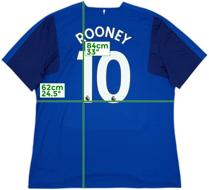 2017-18 Everton Camiseta Local Rooney #10 - 8/10 - (3XL)