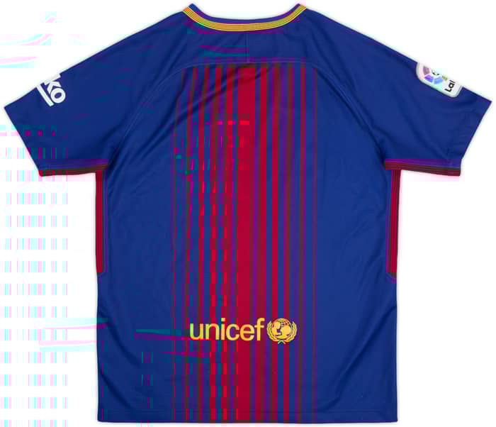 2018-19 Barcelona Home Shirt - 8/10 - (L.Boys)