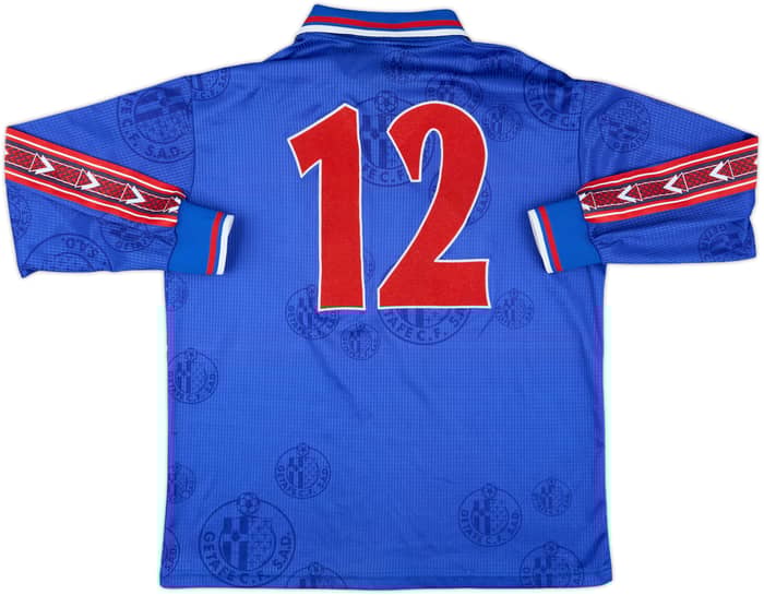 1998-99 Getafe Match Issue Home L/S Shirt #12