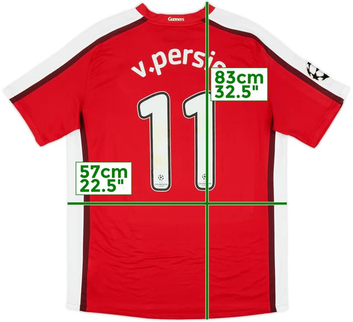 2008-10 Arsenal Home Shirt v.Persie #11 - 7/10 - (L)