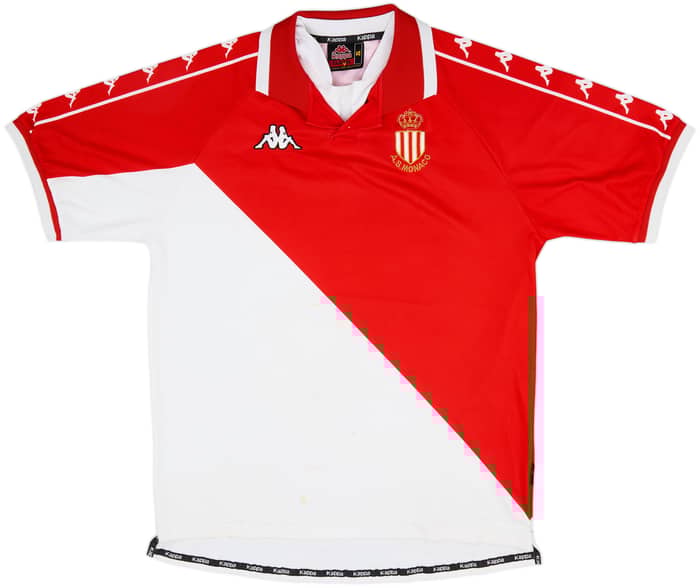2000-01 Monaco Home Shirt & Shorts - 7/10 - (XL)