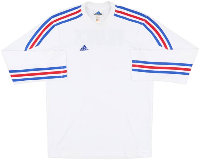 2001-02 France adidas Training L/S Shirt - 8/10 - (S)