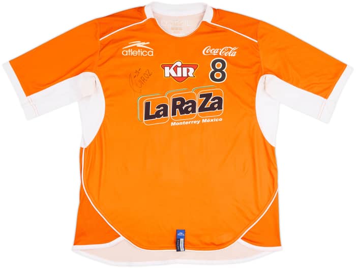 2007 La Raza Monterey Signed Home Shirt Quiroz #8 - 7/10 - (L)
