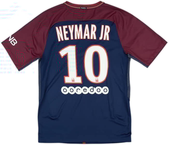 2017-18 Paris Saint-Germain Home Shirt Neymar Jr #10 - 10/10 - (S)