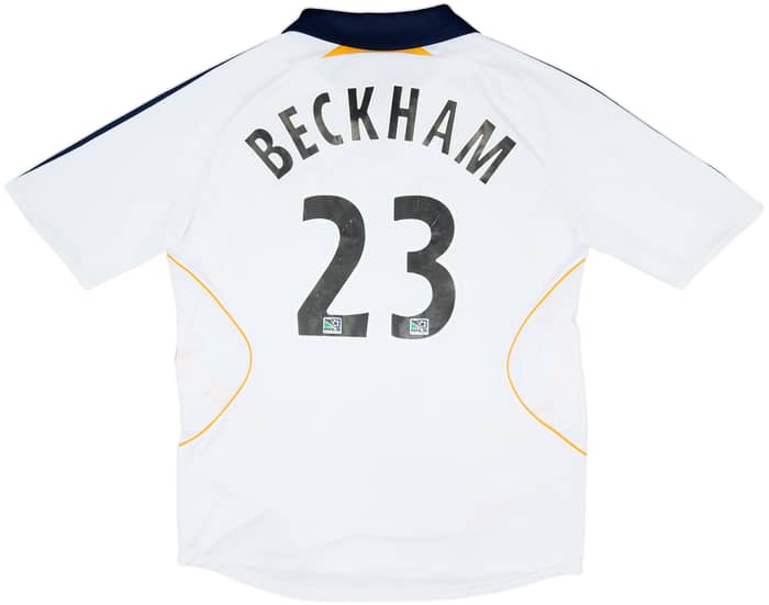 2007-08 LA Galaxy Home Shirt Beckham #23 - 6/10 - (L)
