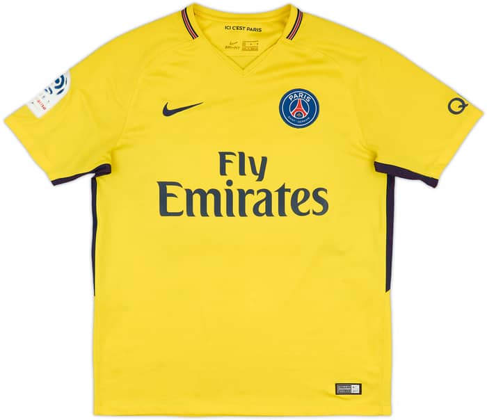 2017-18 Paris Saint-Germain Away Shirt Neymar Jr #10 - 5/10 - (L)