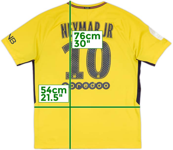 2017-18 Paris Saint-Germain Away Shirt Neymar Jr #10 - 5/10 - (L)
