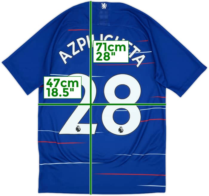 2018-19 Chelsea Home Shirt Azpilicueta #28 - 9/10 - (S)