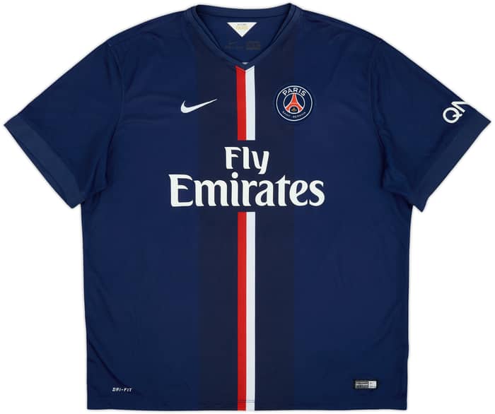 2014-15 Paris Saint-Germain Home Shirt Ibrahimovic #10 - 8/10 - (XXL)
