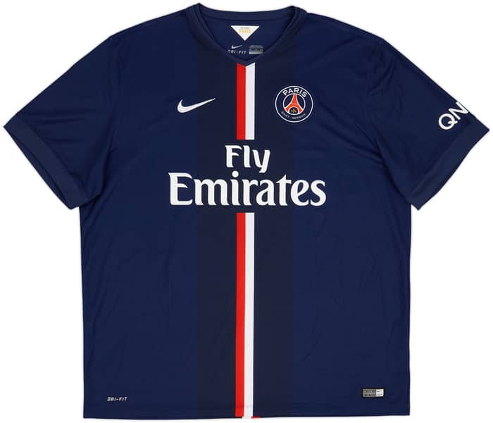 2014-15 Paris Saint-Germain Home Shirt Ibrahimovic #10 - 9/10 - (XXL)