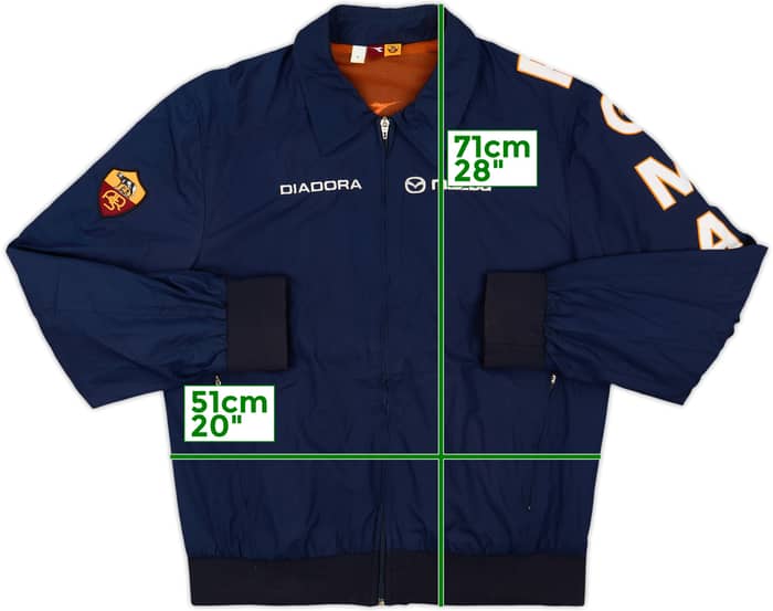2005-06 Roma Diadora Track Jacket - 8/10 - (L)