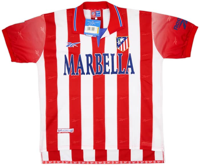 1998-99 Atletico Madrid Home Shirt (L)