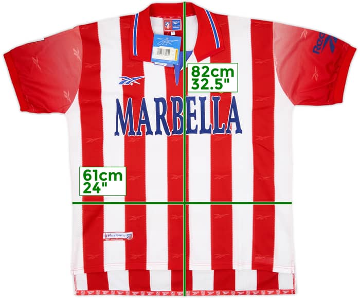 1998-99 Atletico Madrid Home Shirt (L)