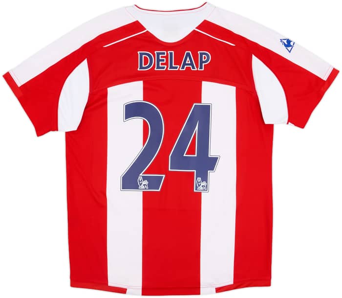 2008-09 Stoke City Home Shirt Delap #24 - 7/10 - (L)