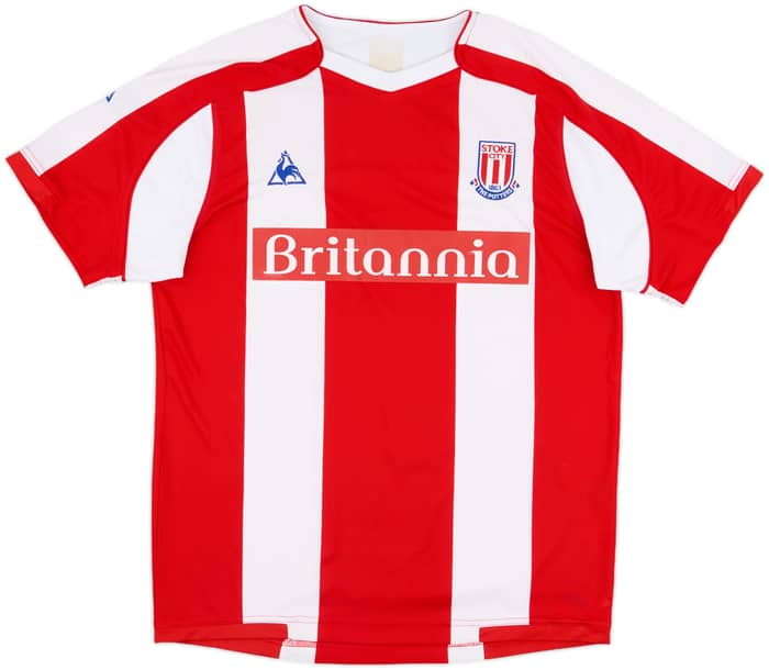 2008-09 Stoke City Home Shirt Delap #24 - 7/10 - (L)