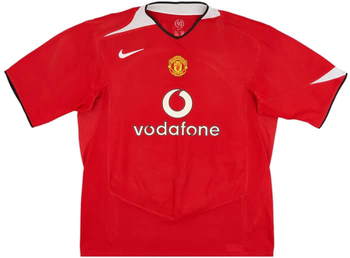 2004-06 Manchester United Home Shirt J.S.Park #13 - 8/10 - (L)