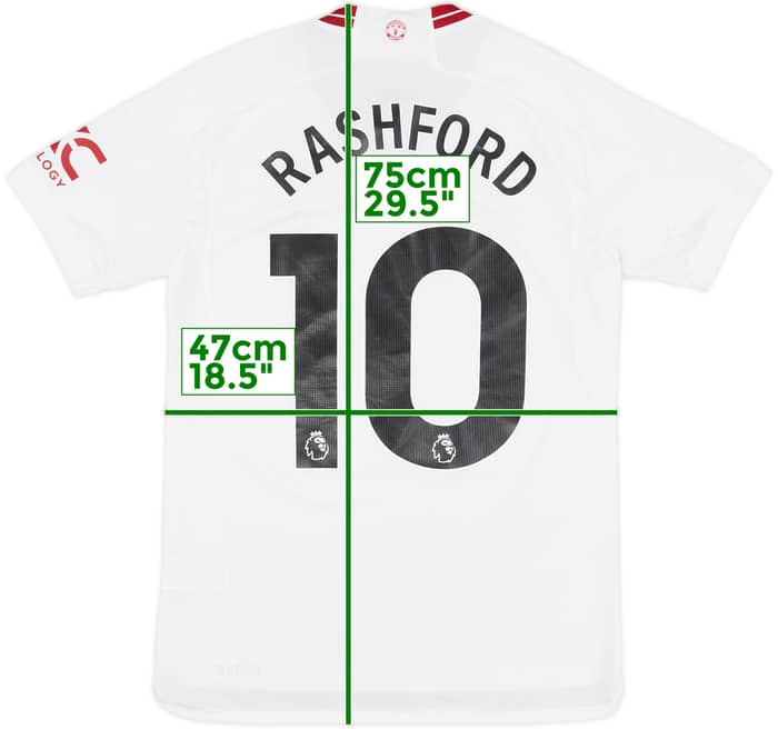2023-24 Manchester United Third Shirt Rashford #10 - 6/10 - (S)