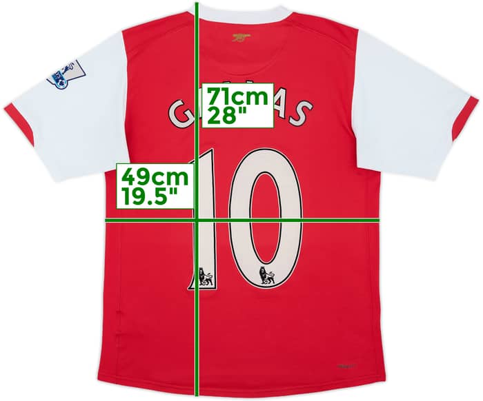 2006-08 Arsenal Home Shirt Gallas #10 - 6/10 - (S)