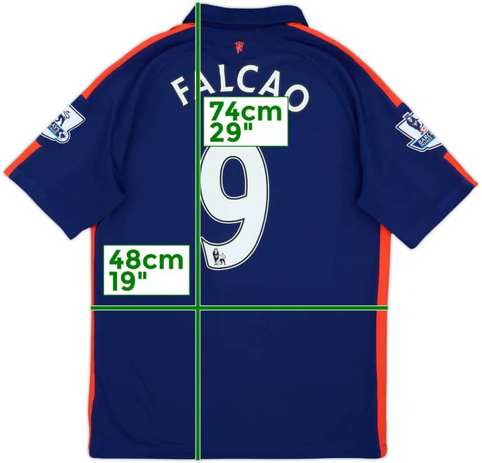2014-15 Manchester United Third Shirt Falcao #9 - 8/10 - (M)