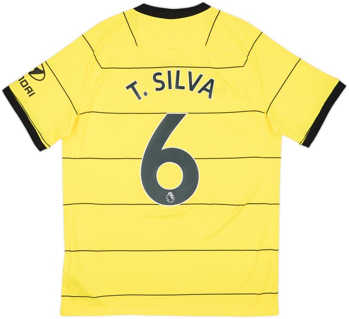 2021-22 Chelsea Away Shirt T.Silva #6 - 10/10 - (L)