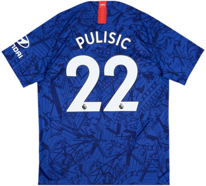 2019-20 Chelsea Home Shirt Pulisic #22 - 10/10 - (L)