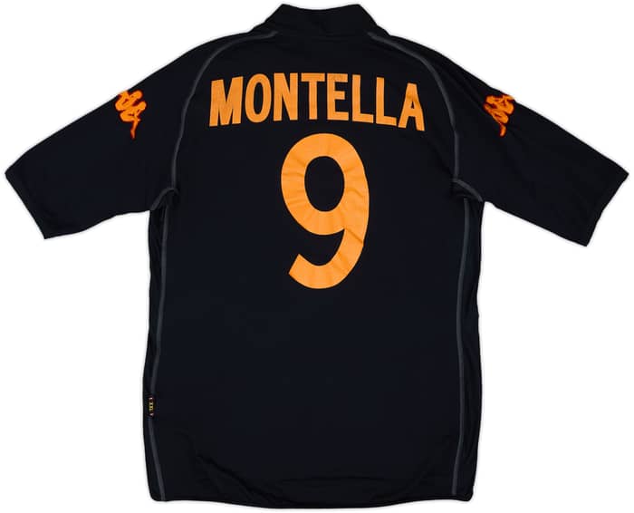 2002-03 Roma Third Shirt Montella #9 - 8/10 - (M)
